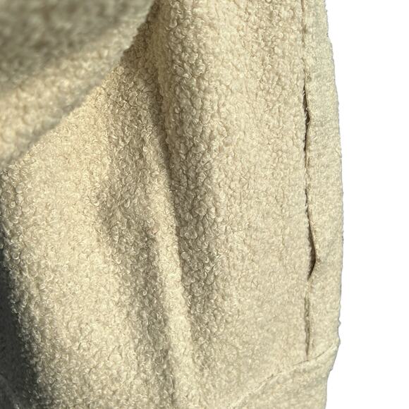 Marine‎ Layer Quebec Sherpa Jacket Womens Medium Antique White Oversized NWT - Picture 11 of 16